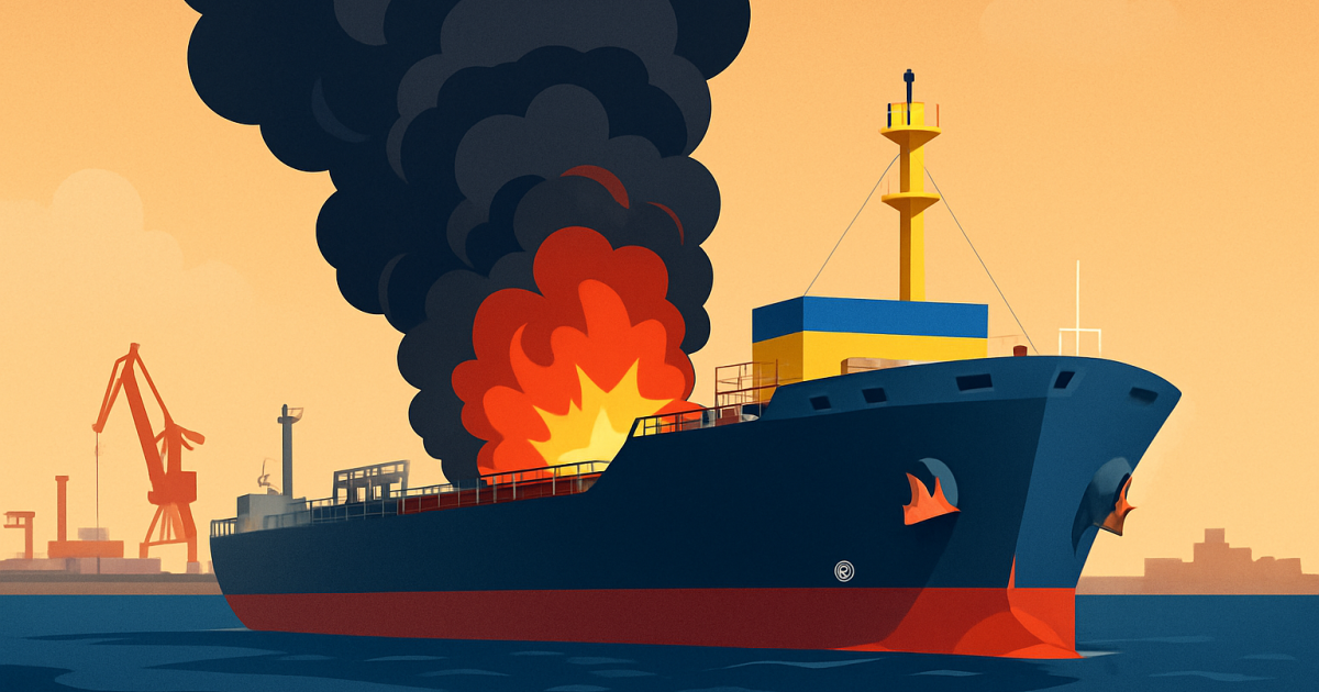 Ucraina lovește un petrolier rus în Marea Neagră