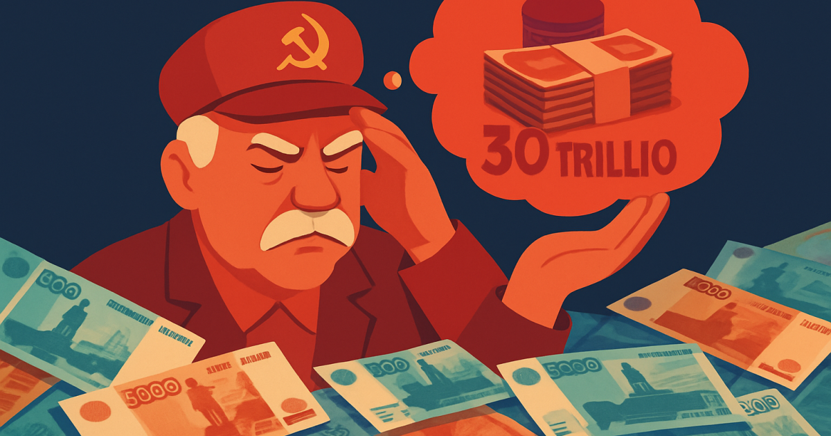 Comuniștii ruși visează la 30 de trilioane de ruble