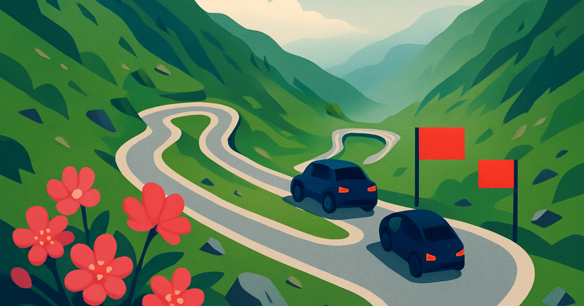Transfăgărășan blocat pentru evenimente cool!