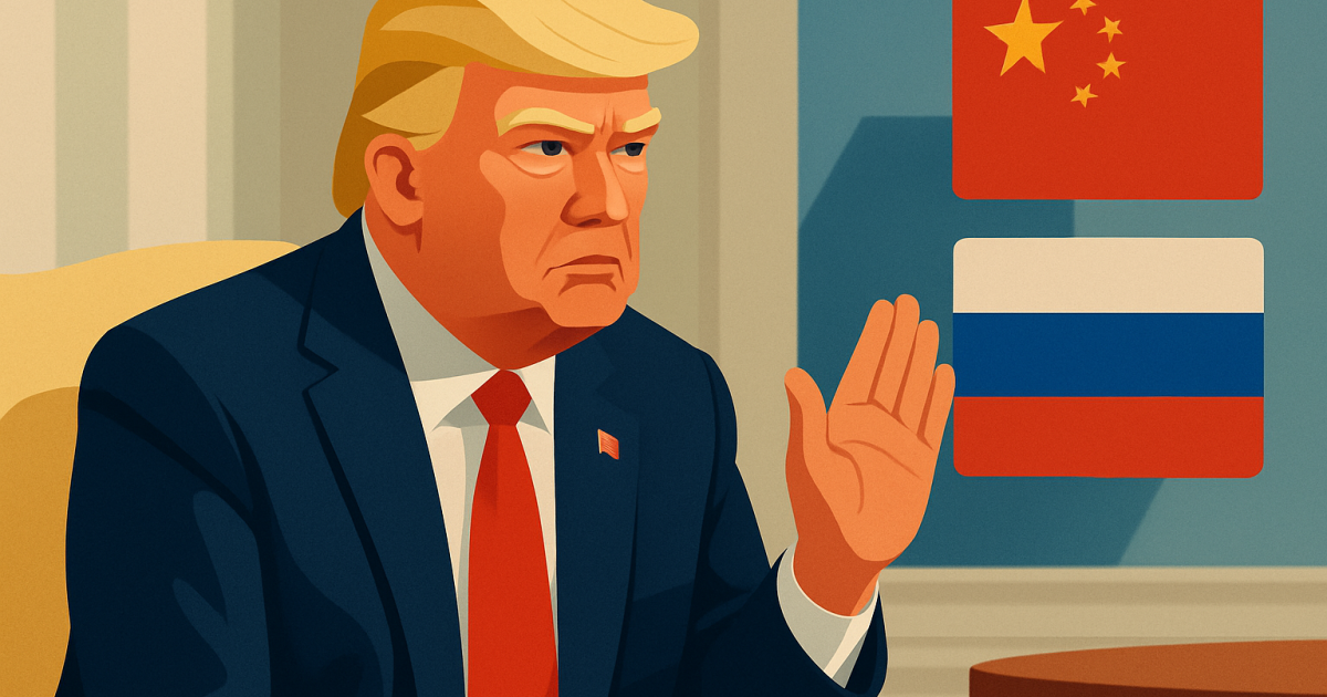 Trump le spune Chinei și Rusiei să stea departe de Iran